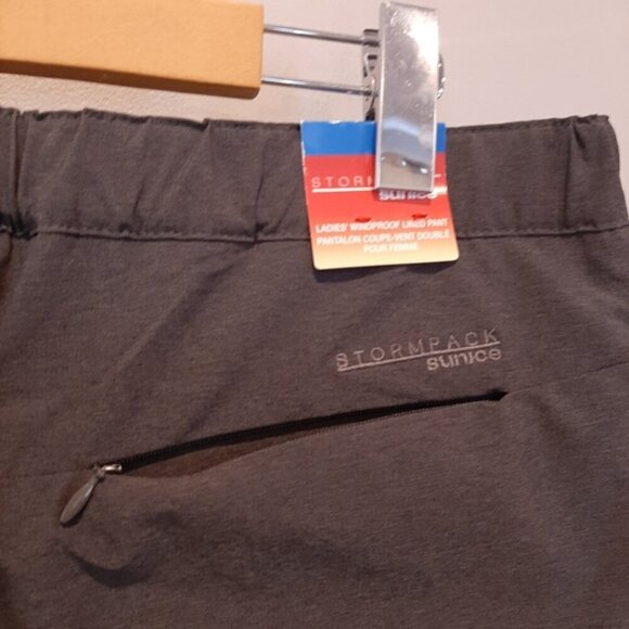 NEW Sunice Stormpack Windproof Fleece Lined Snowpants Grey Winter Slim Large - Picture 13 of 16